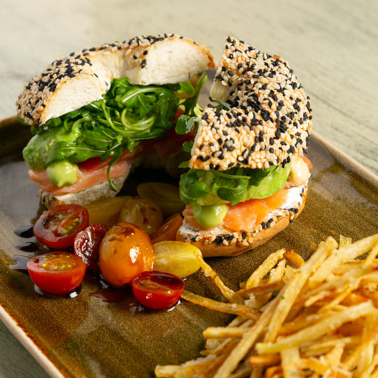 Bagel de Salmón Ahumado