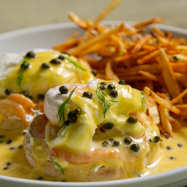 Huevos Benedictinos de Salmón Ahumado